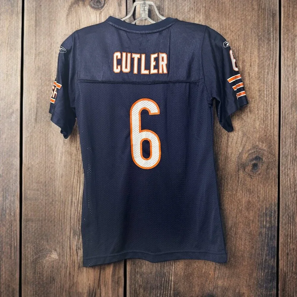 NFL Football Jersey Chicago Bears Jay Cutler‎ Navy Size Youth Large 14